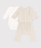 Baby-Set inkl. Body aus Nicki beige MONTELIMAR CHINE