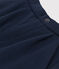 Warme Kinderhose aus Molton blau SMOKING