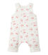 Gesteppte Baby-Mädchen-Latzhose aus gedoppeltem Jersey