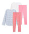 2er-Set Rippstrick-Pyjamas für kleine Mädchen variante 1