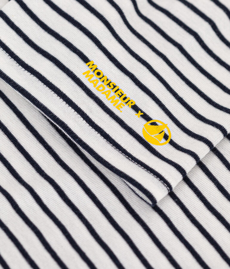 Damen T-Shirt Mr. Men und Little Miss aus Baumwolle weiss MARSHMALLOW/blau SMOKING