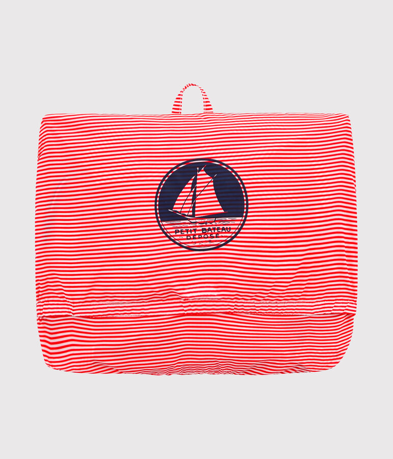 Kurze winddichte jacke unisex rosa/weiss