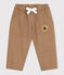 Baby-Hose aus einfarbiger Baumwolle mit Aufnäher im Cargo-Stil beige ROCHE CLAIR