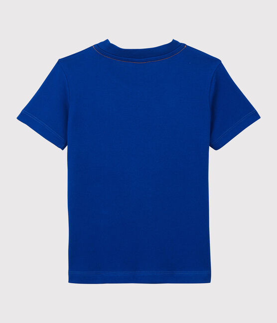 Kurzärmeliges Kinder-T-Shirt aus Jersey für Jungen blau SURF