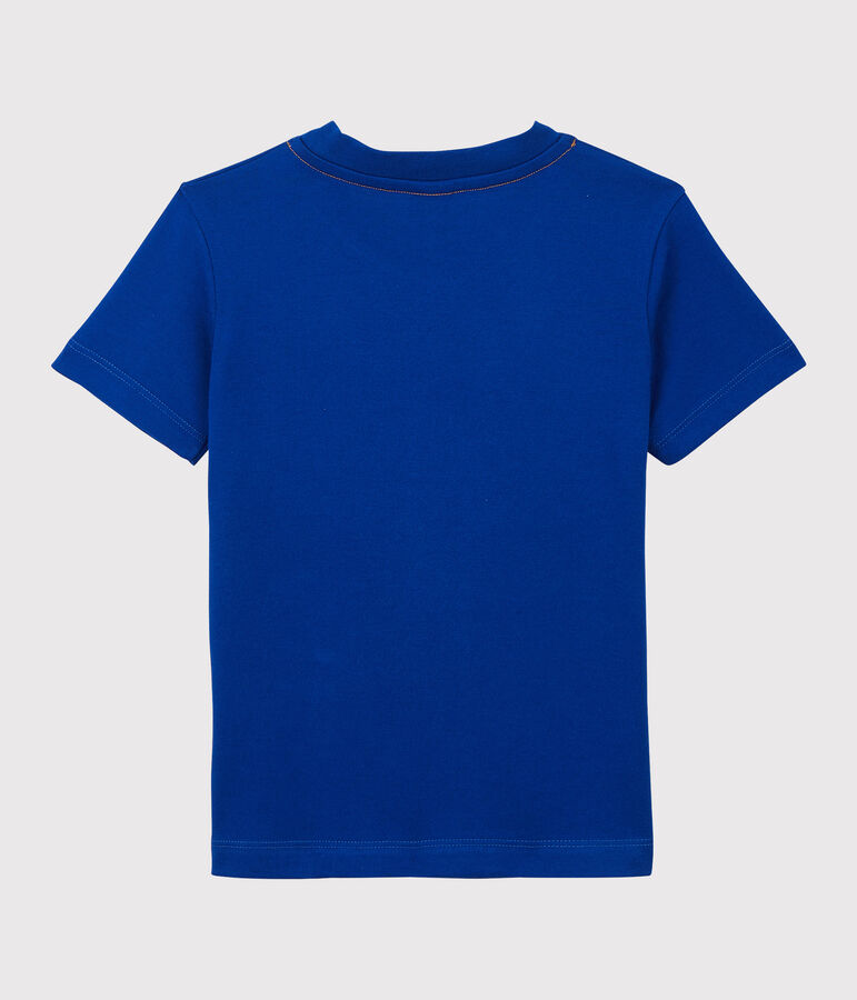Kurz&auml;rmeliges Kinder-T-Shirt aus Jersey f&uuml;r Jungen blau SURF