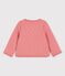 Baby-Cardigan aus gestepptem Doppeljersey rosa PAPAYE