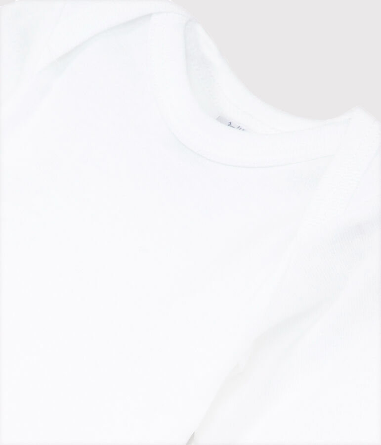 Lang&auml;rmliger Baby-Body in Wei&szlig; weiss