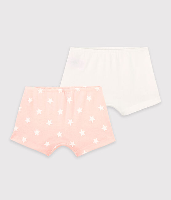 2er-Set Shortys aus Baumwolle mit Sternenmotiv für Mädchen variante 1
