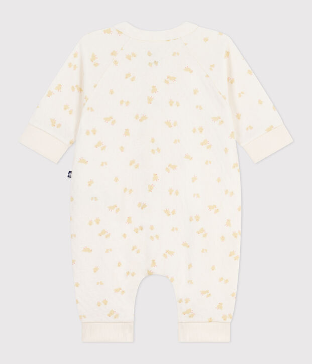 Baby-Overall aus Baumwolle mit K&uuml;ken-Motiv naturfarben/vielfarbig