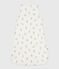 Baby-Schlafsack aus Baumwolle TOG-Wert 2 weiss MARSHMALLOW/grau GRIS