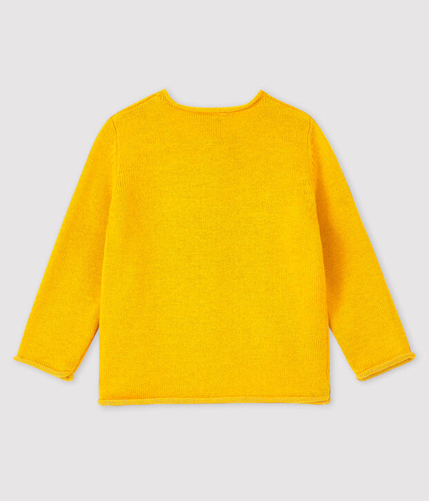 Lang&auml;rmeliger Baby-Cardigan f&uuml;r M&auml;dchen gelb