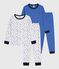 Set Kinder-Pyjamas aus bedruckter Baumwolle  variante 1