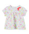 T-shirt bébé fille imprimé weiss ECUME/weiss MULTICO