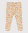 Baby-Leggings aus Baumwolle weiss AVALANCHE/ MULTICO