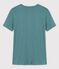Eng anliegendes T-Shirt mit Rundhalsausschnitt aus Baumwolle für Damen grün BRUT