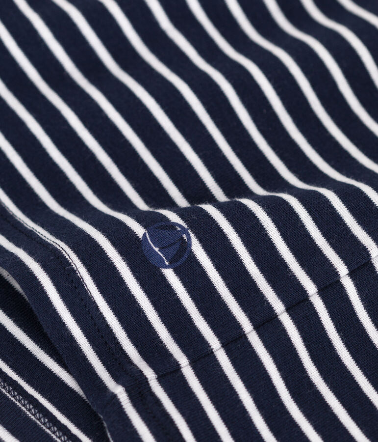 Damen-Tanktop L&rsquo;Iconique aus gestreifter Baumwolle blau/weiss