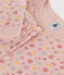 Körpernaher Kinderpyjama aus Baumwolle mit Blumenmuster SALINE/ MARSHMALLOW