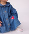 Langärmeliges Babykleid mit Kragen aus Denim blau DENIM CLAIR