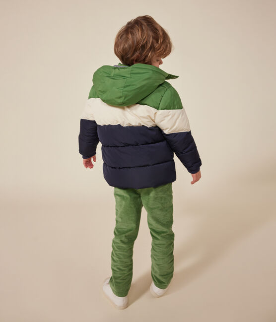 Kinder-Winterjacke für Jungen blau SMOKING/weiss MULTICO