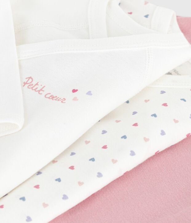 Set lang&auml;rmeliger Wickelbodys aus bedruckter Baumwolle vielfarbig