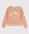 Sweatshirt aus Baumwolle für Damen beige VINTAGE
