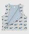 Wendbare Baby-Weste aus Baumwolle mit Walmotiv CO2/ ADRIATIC