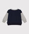 Baby-College-Jacke aus Molton. blau SMOKING/ CHATON