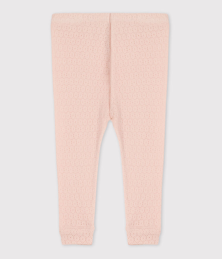 Baby-Leggings aus Baumwolle rosa