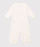 Bedruckter Kombi-Overall aus Baumwolle weiss MARSHMALLOW/weiss MULTICO