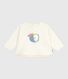 Baby-Sweatshirt aus Baumwolle, warm und weich mit Apfelmotiv
