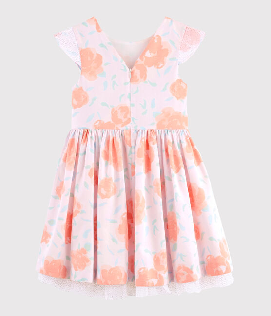 Kinder-Festtagskleid für Mädchen rosa VIENNE/weiss MULTICO