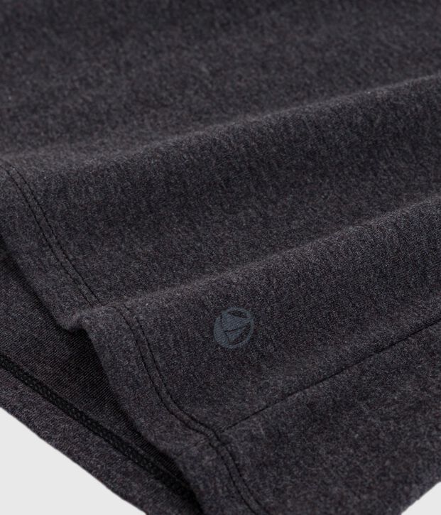 Kurz&auml;rmeliges Damen-T-Shirt L&rsquo;Iconique aus Baumwolle grau