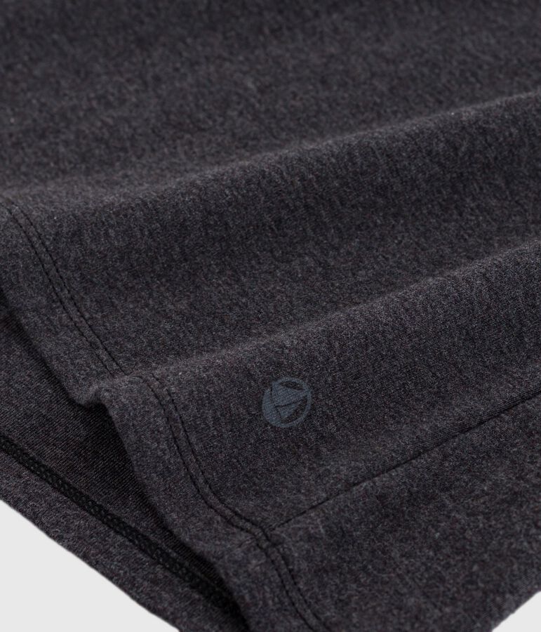 Kurz&auml;rmeliges Damen-T-Shirt L&rsquo;Iconique aus Baumwolle grau