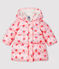 Gesteppter Baby-Anorak für Mädchen rosa MINOIS/weiss MULTICO