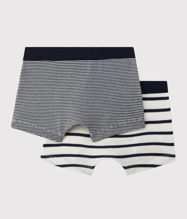2er-Set gestreifte Boxershorts f&uuml;r Jungen vielfarbig
