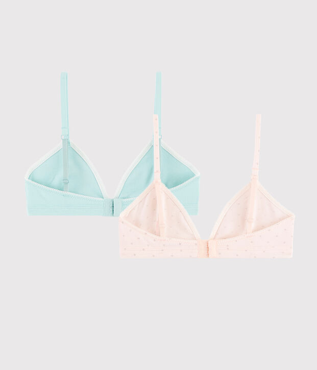 Set mit 2 paillettenbesetzten BHs f&uuml;r M&auml;dchen vielfarbig