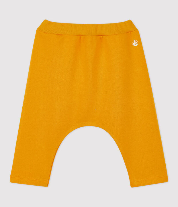 Baby-Hose aus Molton gelb