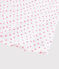 Nachthemd aus Baumwolle mit pinkfarbenem Polka-Dot-Muster für Mädchen weiss MARSHMALLOW/rosa GRETEL