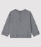 Baby-T-Shirt für Jungen blau SMOKING/weiss MARSHMALLOW