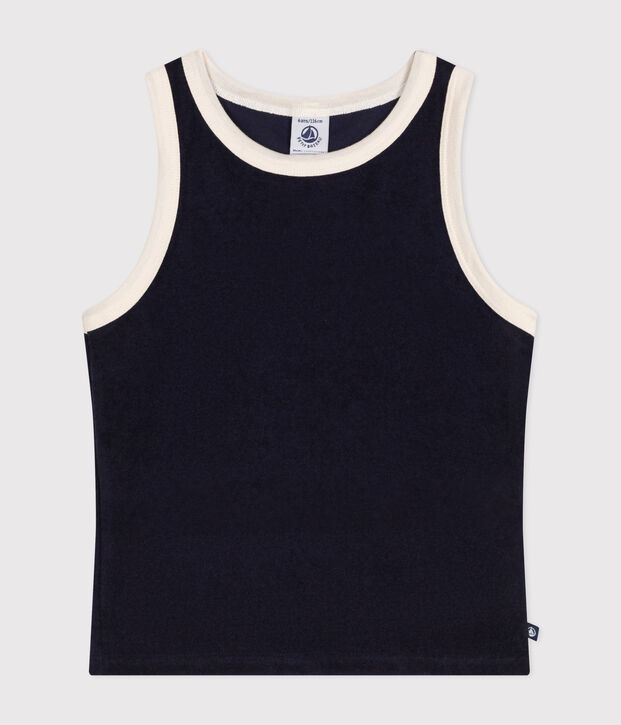 Kinder-Tanktop aus Frottee f&uuml;r M&auml;dchen SMOKING