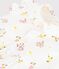 Baby-Overall aus Baumwolle mit Blumenmuster weiss MARSHMALLOW/weiss MULTICO