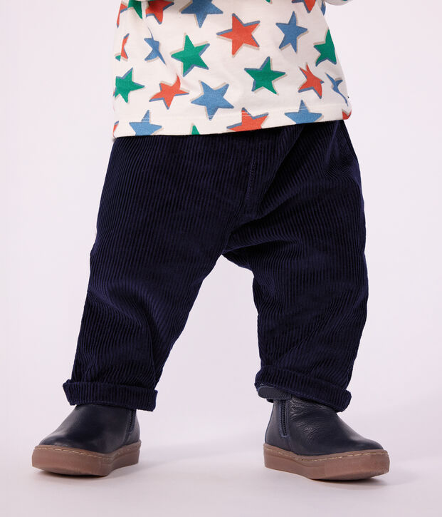 Baby-Hose aus einfarbigem Feincord SOIR