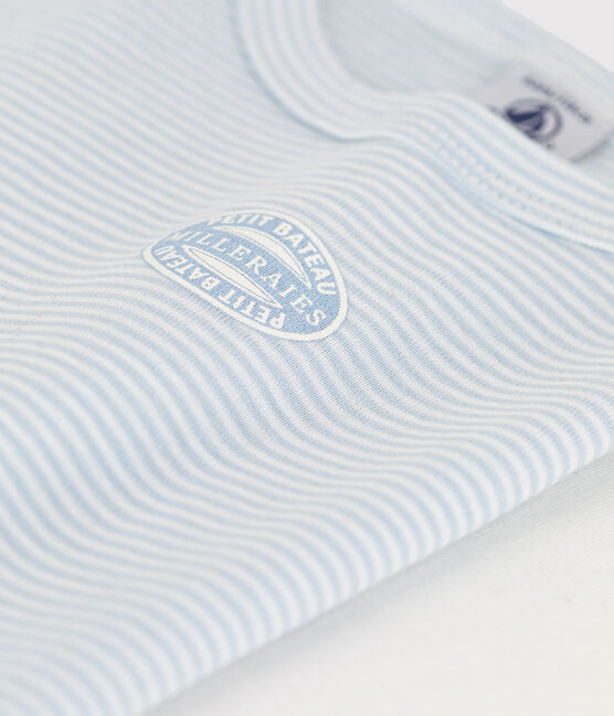 2er-Set kurzärmelige T-Shirts aus Baumwolle mit Ringelstreifen für Jungen variante 1