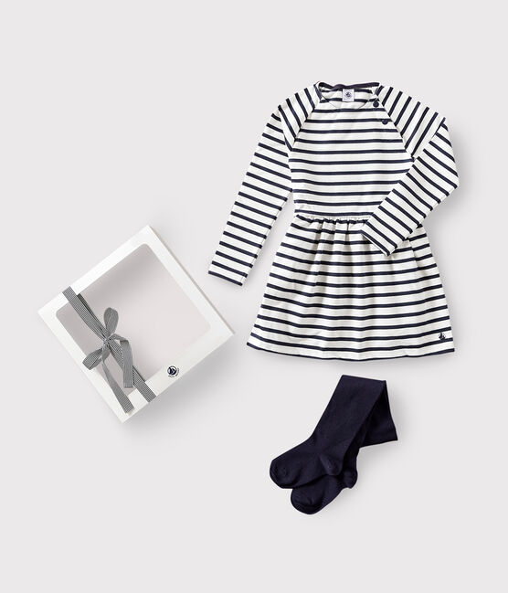 Geschenkset: Kinderkleid und Strumpfhose für Mädchen variante 1