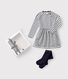 Geschenkset: Kinderkleid und Strumpfhose für Mädchen