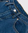 Damen-Hose mit geradem Schnitt aus Denim blau DENIM MOYEN