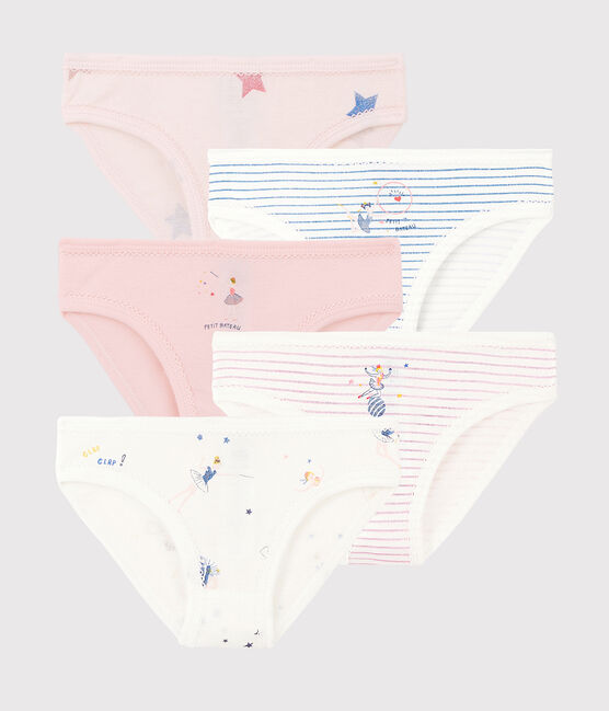 5er-Set Höschen mit Märchen-Motiven für kleine Mädchen variante 1
