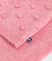 Kinder-Cardigan aus Strick mit Wollanteil für Mädchen rosa ROSELINE CHINE