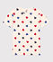 T-Shirt L’ICONIQUE aus Baumwolle mit rundem Ausschnitt für Damen weiss AVALANCHE/ MULTICO