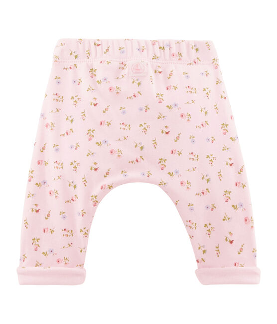 Unisex Baby Hose rosa VIENNE/weiss MULTICO